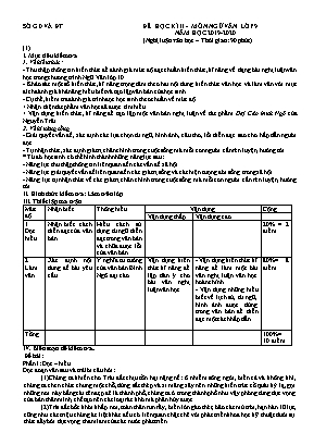 Đề thi học kỳ II môn Ngữ văn Lớp 9 - Năm học 2019-2020 (Có đáp án)